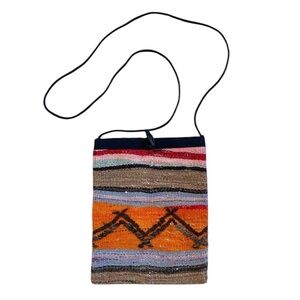 Vintage Boho woven crossbody small bag